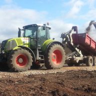 Claas Tractor & Hook Trailer